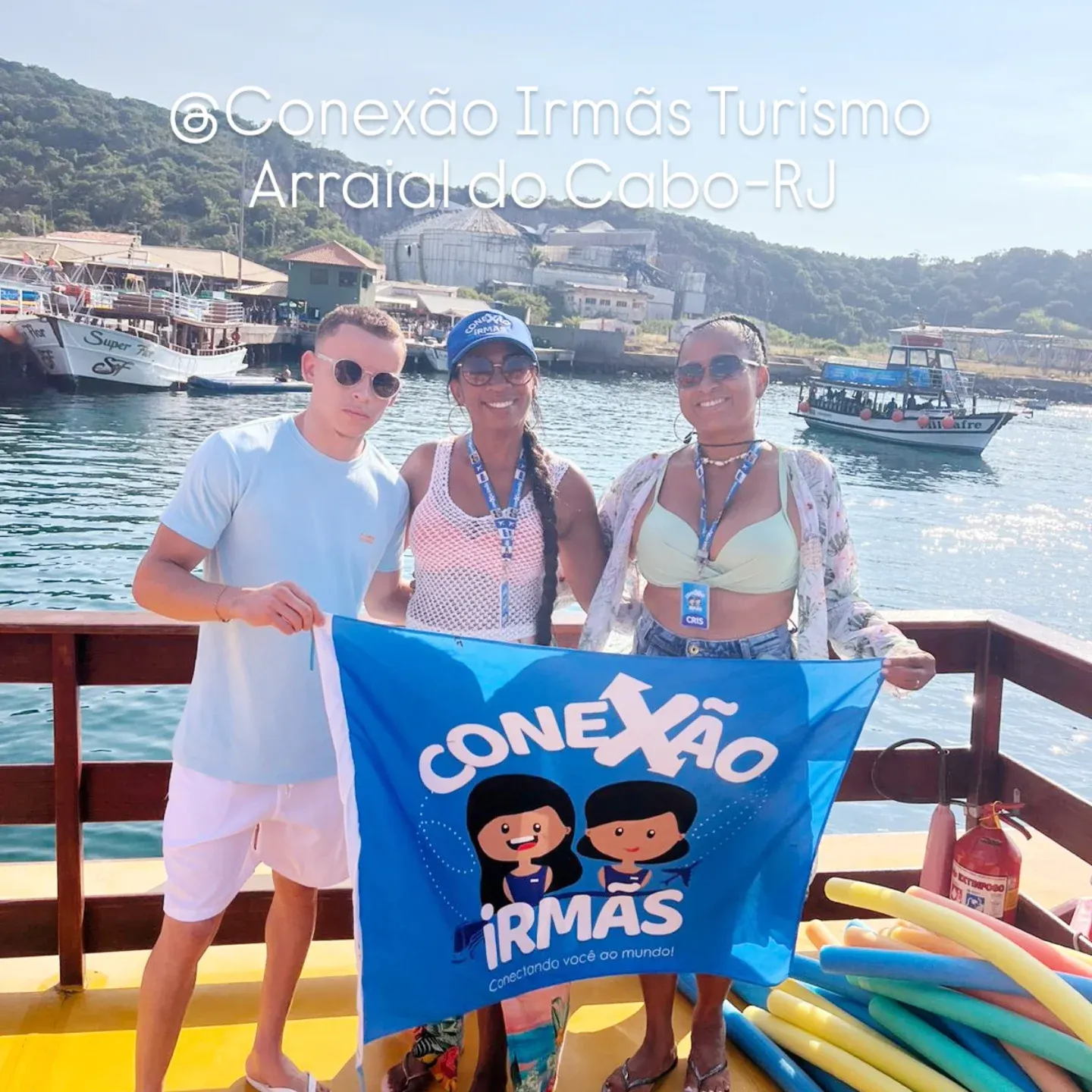 Equipe Conexão Irmãs em Arraial do Cabo