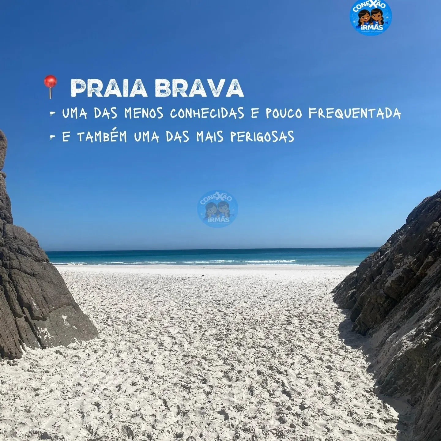 Praia Brava — areias brancas
